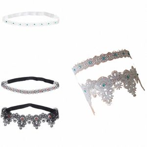 2pcs Black Sexy Wedding Garter Beaded Appliques Sexy Garters Women/Female/Bride Thigh Ring Bridal Lace Leg Ring Loop r0y5#