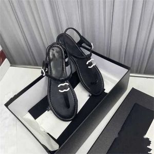 Chanelshoeslies Chanelslidelies Chanelsandallies Chanelliness Sandals 인기있는 여성 고급 브랜드 비즈니스 드레스 웨딩 파티 가죽 캐주얼 플랫 힐 szcj