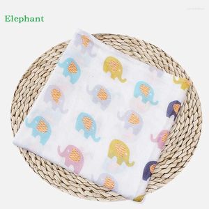 Cobertores Muslin Baby Blanket Cartoon Padrão Swaddle Cotton Bamboo Super Warp Soft para Born Bath Bath Tootom Bed Sheet