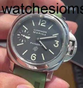 パンラス腕時計を見る高級ファッションインスタント44mm PAM01005マニュアルメカニカルメンズ防水デザイナーステンレス鋼高品質