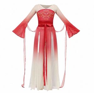 Yangko Dance Stage Performance Outfit Женский Hanfu Dr Одежда для взрослых Танцевальная одежда Китайский классический народный танцевальный костюм Женский W8za #