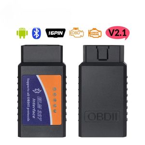 V2.1 OBD Mini Elm327 OBD2 Bluetooth Auto Scanner OBDII 2 CAR ELM 327 Tester Diagnostic Narzędzie dla Android Windows Symbian