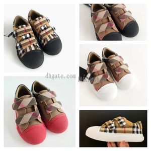 Children's Plaid Shoes Kids Designer Shoes High-quality Casual Sports Shoes Toddlers Children's Skateboard Shoes Boys And Girls School Shoes