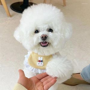 Dog Apparel Cat Bandana Bibs Cute Scarf Korea Smiling Bib Pet Saliva Towel Waterproof Chihuahua