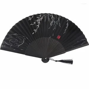 Dekorative Figuren Chinesische Seide Hand Fan Ventilador Tragbare Weibliche Falten Abanicos Para Boda Japanische Kleine Dame Tanz Fans