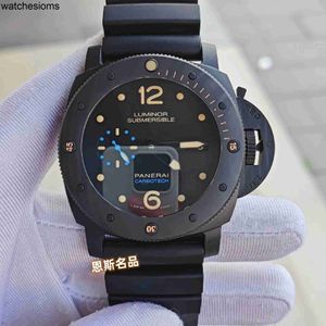 Watch Panerass Luxury Designer Wristwatches Seconds Sea Diving Fiber 47mm Men's Automatic Mechanical Pam00616 Waterproof Stainless Steel