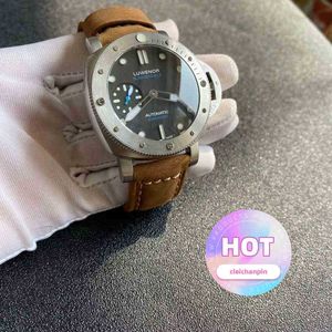 Zegarek designerski Super Nurvinous Luminous Seagull Ruch W pełni automatyczny mechaniczny męski Sapphire Sheadpanner Watch Liu 3O6M