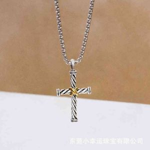 Colar dy cross masculino feminino designer de luxo x linha pingente moda linha retro wear colares aniversário gift267i