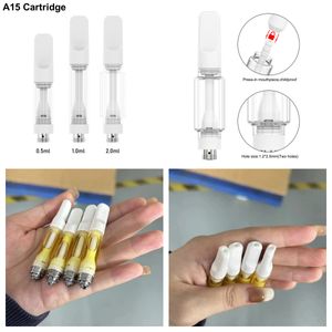 Pełna cała ceramiczna kaset z cewki 510 gwint wózek akumulatorowy Dab delta olej do oleju Atomizer 0,5 ml 1 ml 2ml woskuzer wosk grube kaseta oleju