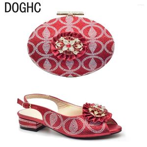 Casual Shoes Latest Italian Shoe And Bag Set Designer Plus Size Heels 43 African Women Wedding Bags Matching 2024