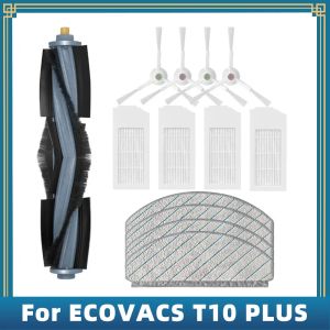 Замена Zappers для робота-пылесоса Ecovacs T10 Plus, запасные части, основная щетка, боковая щетка, фильтр Hepa, швабра, тряпка, мешок для пыли