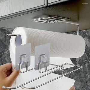 Krokar 2st kök badrum toalettpappers förvaringshylla rull rack handduk hållare standar för hemmet