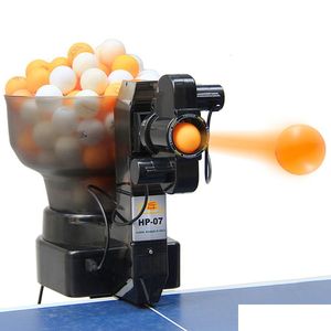 Gomme da ping pong Robot Pong Ball Hine 40mm Regation Balls Matic Training per 230811 Drop Delivery Sport all'aperto Giochi per il tempo libero Dhnoj