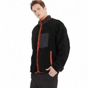 Inverno Outdoor Grab Sweater Lamb Fleece subhine jaquetas jaquetas masculinas e femininas Universal à prova de vento quente e confortável D6GN #