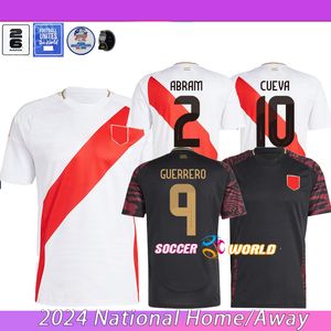 2024 Maglia da calcio Perù 2024 Maglia Copa America Home Away Maglia nazionale Peruana PINEAU CUEVAS SOLANO PIZARRO ABRAM AQUINO GUERRERO CUBILLAS Maglia da calcio