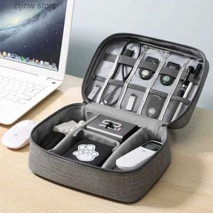 Outra organização de armazenamento doméstico saco de cabo de viagem portátil digital usb gadget organizador carregador fios cosméticos zíper bolsa de armazenamento kit caso acessórios suprimentos y