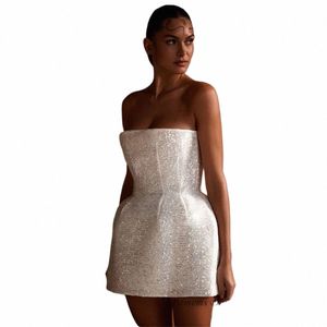 pdmcms Sparkly Mini Party Dres Shiny Strapl Charming Curto Cocktail Prom Vestidos Custom Club Night Bridal Sexy Evening Dr p5xB #