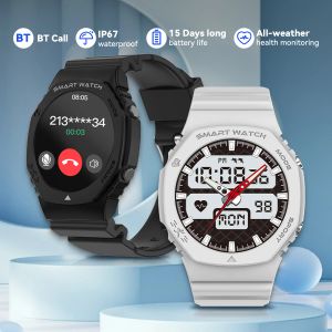 2024 novo para android ios universal 1.28 Polegada bluetooth chamada smartwatch masculino suporte 123 esporte feminino chaves rotativas relógio inteligente + caixa