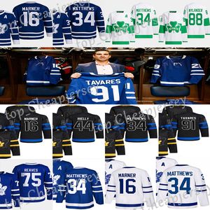 #34 Auston Matthews Reverse Retro Hockey Jersey #16 Mitchell Marner William Nylander Ryans Morgan Rielly Max Domi Tyler Bertuzzi John Tavares Jerseys