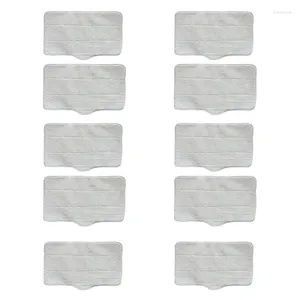 Spoons 10Pcs Cleaning Mop Cloths Replacement For Deerma ZQ610 ZQ600 ZQ100 Steam Engine Home Appliance Parts Accessories