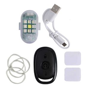 Upgrade Wireless Remote Control Motorcycle LED Strobe Warning Light Anti-Collision Lamp Flash Indicator Light Waterproof Bulb