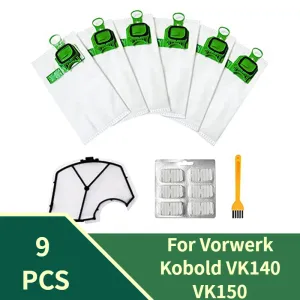 Zappers Hot für Kobold Staubsaugerbeutel-Set, kompatibel mit Vorwerk Kobold Vk140 Vk150