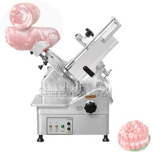 Semi-Automatic Meat Slicer Electric Fresh Frozen Lamb Rolls Meat Cutting Machine Knife Set Meat Slicing Grinder Machine