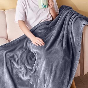 Decken erhitzte elektrische Decke Flanellwaschbar tragbares Heizkissen weich gemütlich 39 x 31 in Home Office -Gebrauch