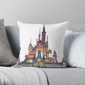 Kissen SCHLOSS Überwurfbezug aus Polyester, Kissenbezug für Sofa, Zuhause, Wohnzimmer, Autositz, Dekoration, 45 x 45 cm