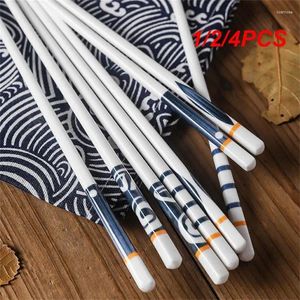 Chopsticks 1/2/4PCS Simple Decor Tableware Gifts Mould-proof Anti-slip Kitchen Chinese Tool Ceramics