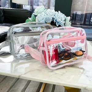 Waist Bags 2pcs Clear Stadium Approved Transparent Fanny Pack Women Shoulder Crossbody Chest For Concerts Sporting Events