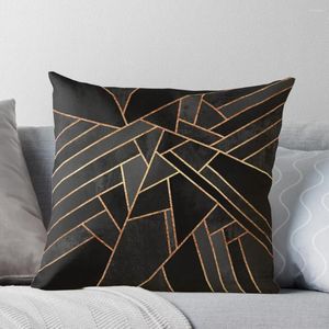 Pillow Black Night Throw Decor Custom