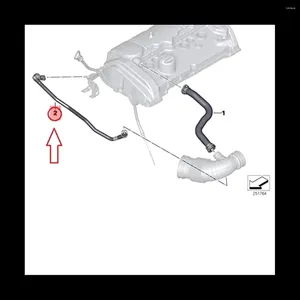 3Pc Kit de mangueira de escape de admissão de tubo filtrado de duto de ar para F20 F20N F21 F21N F30 F35 13717597586 11157608144 11157614690