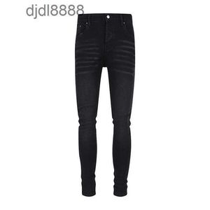 Calças de grife masculinas OFFamira 2023 Primavera / Verão Nova Coleção Mens Elastic Tight Cotton Blended Jeans