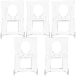 Decorative Figurines 5pcs Easel Stands Craft Display Plate Card Holders