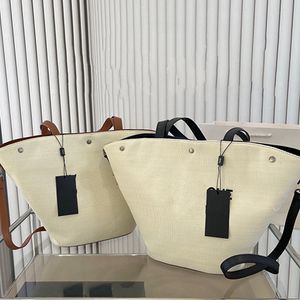 Designer-Mode-Damen-Strandtaschen, Lazy Street-Stil, hochwertige, geräumige Handtasche, Schultertasche, gute Textur, gewebte Damentasche