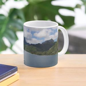 Canecas A Ilha de Moorea Polinésia Francesa Tahiti Caneca de Café Óculos Mate Xícaras Café Frio e Térmico