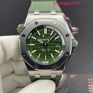 Top AP Orologio da polso Royal Oak Offshore 42mm Calendario Display Bianco Nero Verde Giallo Colore Disco Meccanico automatico Precisione Acciaio Moda Sport Orologio da uomo