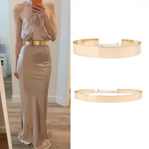 Belts 1 Piece Gold Color Waist Chain Summer Personality Cassette Sequin Women's Belt Complementos De Moda Arnes Mujeres Cintura