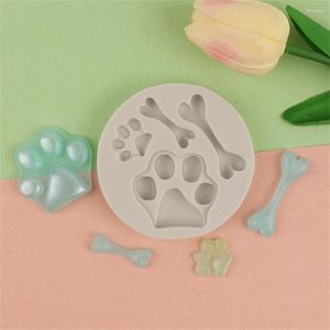 Baking Moulds Molds Bone Dog Silicone Mold Cake Decorating Tools Cookie Cutter Pastry Accessory Kitchen Accessoriess