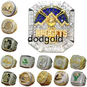 مصمم خاتم كرة السلة العالمي الفاخر 14K Gold 2023 Nuggets Jokic Champions Rings for Mens Womens Diamond Star Jewelry