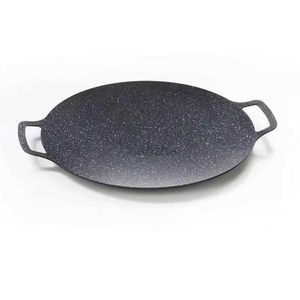 Camp Kitchen Outdoor Camping Grill Plate Korean Barbecue Pan Portable Cooking Frying Pan Meat Pot Barbecue Plate for Hiking Picnic Grill Pan 240329