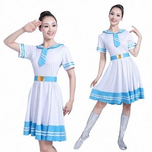 jk School sailor uniform fi Japanese blue class navy clothes summer Dr Anime Cosplay girls L7jj#