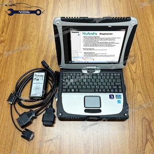 For KUBOTA Agricultural Tractor Truck DIAGNOSTIC Kit Interface Tool And Cf19laptop