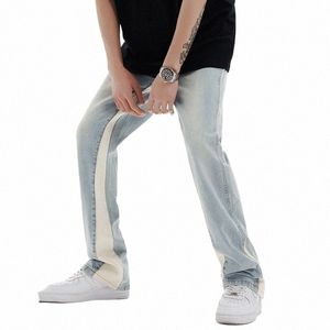 2023 y2k fi ons blå baggy nya jeans kpop byxor män kläder rak koreanska avslappnade kvinnor denim byxor pantali uomo 25t2#