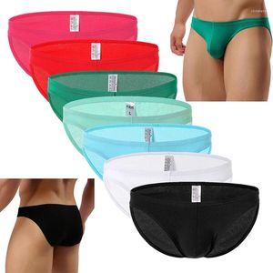 UNDUPTS MEN's BRISHS SHORTS CALZONCILLOS HOMBRE SLIP Erkek iç çamaşırı Jockstrap Nefes alabilen Sissy Bulge Pouch Micro