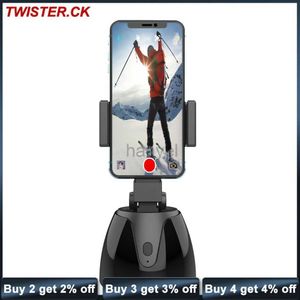 Selfie monopodlar otomatik akıllı selfie sopa 360 derece rotasyon cep telefonu tutucu yüz izleme kamera tripod video kaydı için 24329