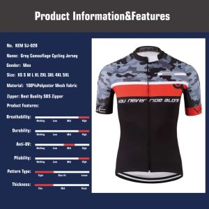 KEMALOCE Cycling Jersey Team 2022 Pro Tour Crane Race China Original Bicycle Shirts Wear Men Equipment Professional Bike Clothes