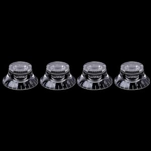 4st Guitar Speed ​​Control Tone Volym Knob för Gibson Les Paul delar transparent