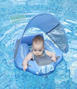 ライフベストブイ非膨張不可能な赤ちゃんフローター幼児ウエストフロート横たわって水泳リングスイムトレーナーのための水泳リングトレーナー